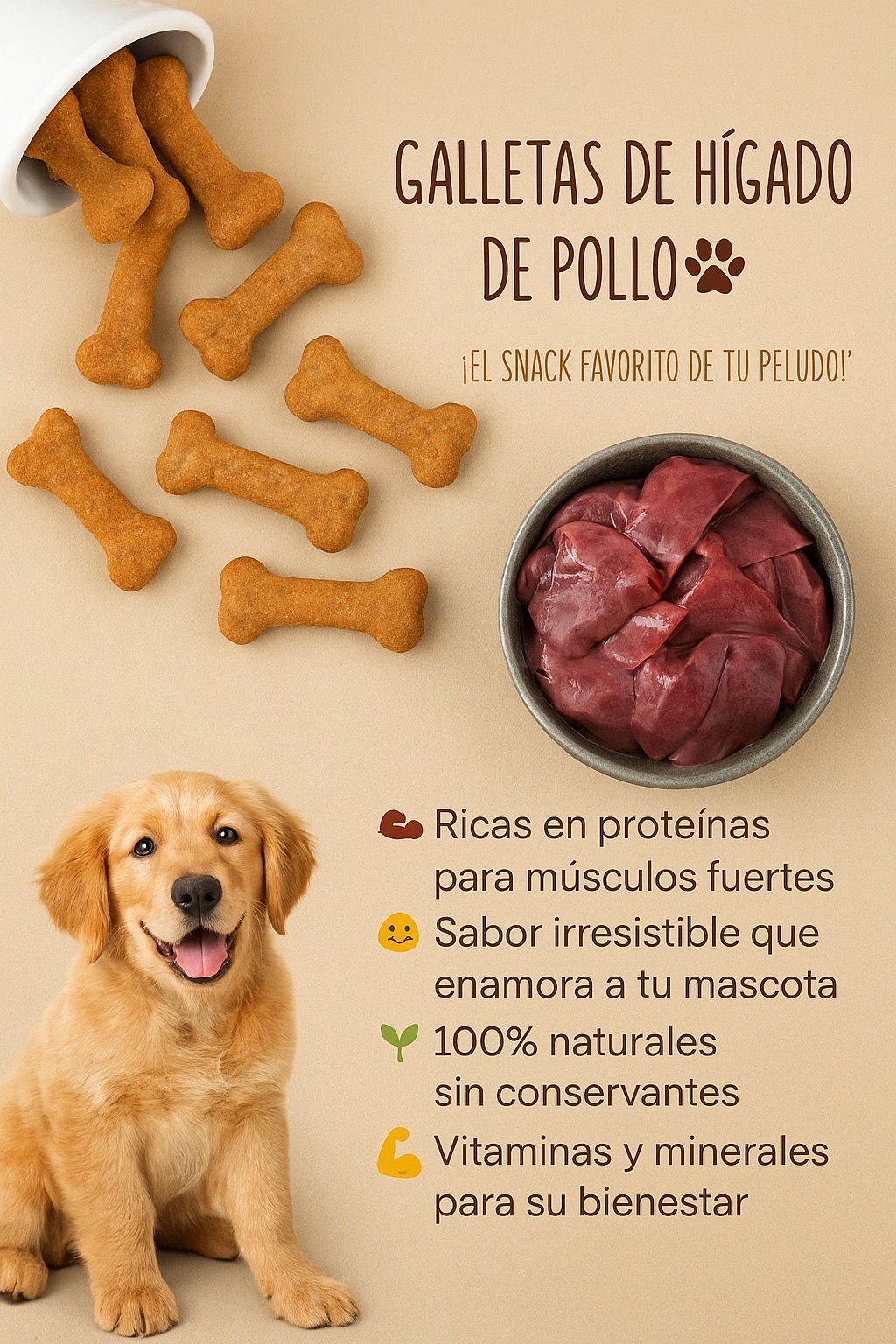 Galletas de hígado
